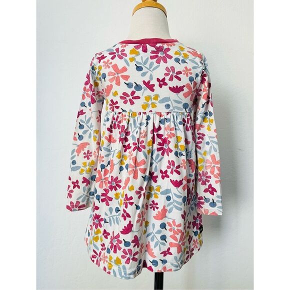 3/$30 Tea Collection Toddler Girls 3 Chiquita Floral Wrap Dress - Picture 5 of 9